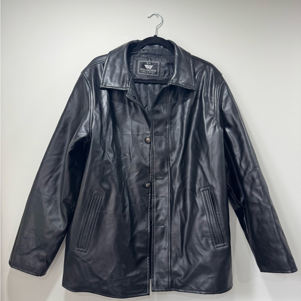 EA Collection Style Black Leather Jacket